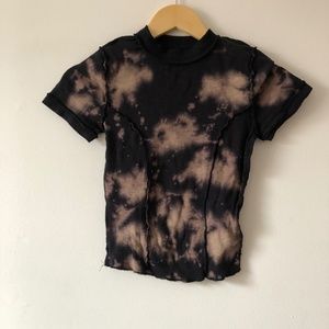 Urban Outfitters Inside Out Acid Wash Tee